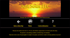 Desktop Screenshot of justsolarllc.com